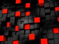 pic for Abstract Black And Red Cubes 